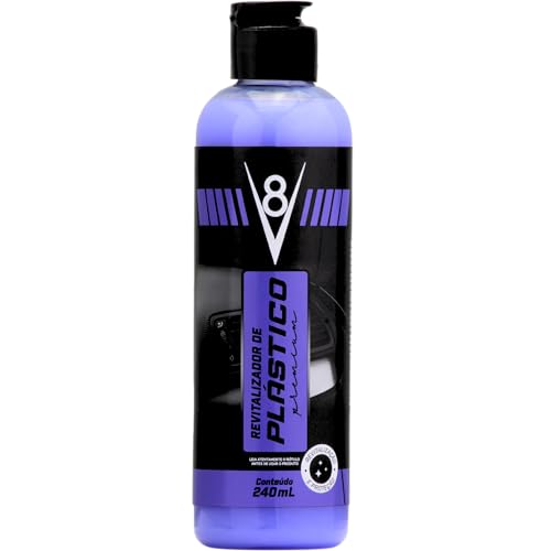 V8, Revitalizador de plásticos automotivos, 240 ml, Roxo