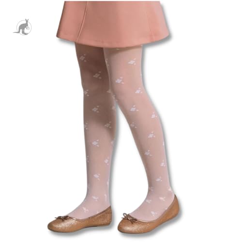 Meia Calça Infantil Feminina Fio 20 De Festa Selene 9590 (BR, Alfa, P, Regular, Padrão, Branco)