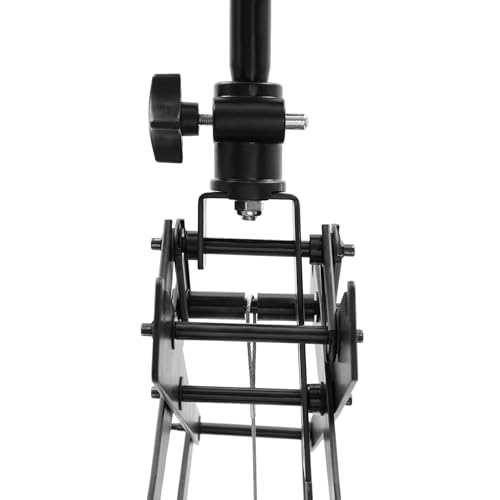 Image of Photography Ceiling Rail System, 21.7 inch-78.7 inch Adjustable Ceiling Mount Photography Lighting Kit with Steel Safety Wire, Retractable Photograph Studio Lighting Hanging Equipment