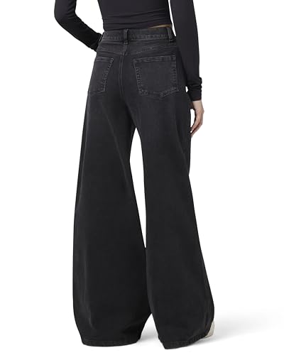 florence by mills Women's Total Softie Denim Wide Leg Jeans4