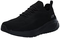 Skechers Men's BOBS Sparrow 2.0 - Allegiance Crew Sneaker, Black/Black, US 8