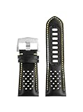 Cinturino in pelle di vitello da 21 mm compatibile con Omega Super Moon Dark Side Apollo 8 Series da uomo 311.92. Bracciale da 44 mm.