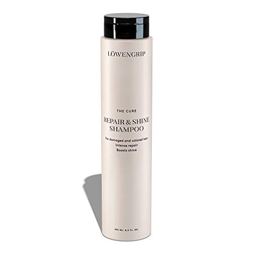 Löwengrip The Cure Repair & Shine Shampoo - Wheat Protein & Castor Oil. Adds Shine, Volume. Nourishes, Moisturizes & Repairs Chemically Treated Hair. Sweden's Fastest Growing Beauty Brand - 250 ml