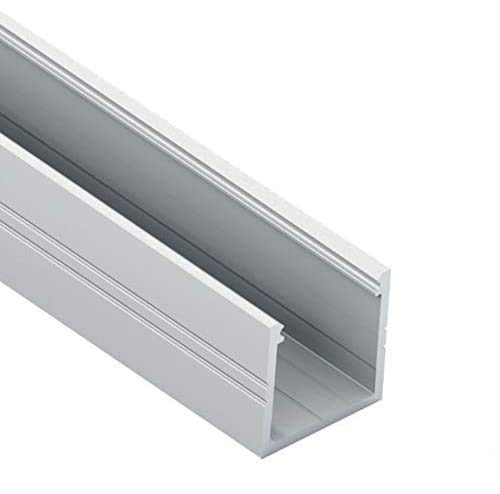 LED Universum Profilé en aluminium pour bande LED avec cache Argenté mat 16 mm x 2 m Cover
