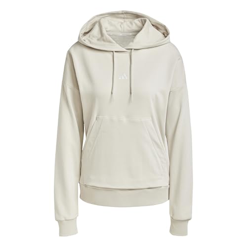 adidas Essentials Small Logo French Terry Hoodie Sudadera con Capucha Mujer (Pack de 1)