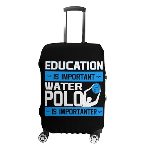 Water Polo Education Is Important Travel Suitcase Protector Luggage Cover Protective Washable Anti-scratch Baggage Cover