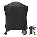 Guisong Grill Cover for Weber Q Series Grill on Cart, Waterproof BBQ Cover for Weber Q2000/Q200/Q1000/Q100 on Portable Stand-Weather Resistant