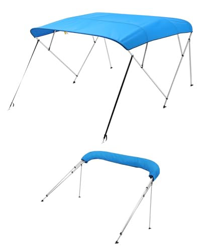 Scegli la dimensione ideale: disponibile in varie dimensioni, tra cui 4 fogli (L x P x A) da 96 x 67-72 x 54 pollici (243,84 x 170,18-182,88 x 137,16 cm). Basta misurare la larghezza del ponte della tua barca e scegliere la tenda giusta