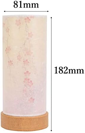 Amazon お仏壇のなごみ工房 盆提灯 盆ちょうちん 和照灯 オリジナル 丸山 枝垂れ桜 電池式 コードレス 火袋経 81mm 高さ1mm 盆提灯 オンライン通販