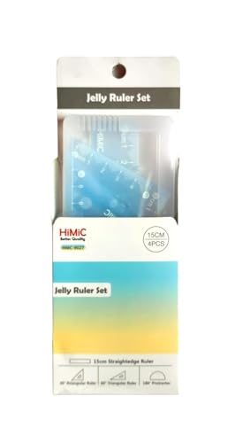 Image of Crackles Pack of 10 Ruler Compass Set for Birthday Return Gifts and Party Favors for Kids, GreatReturn Gifts. - Random Colors