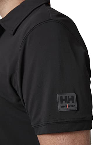 Camisetas polo Manchester para hombre de Helly Hansen, manga corta | 100 % algodón duradero con cuello acanalado, costuras laterales, plastrón frontal abotonado y cuello de tres botones miniatura 5
