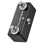 Btuty Dual Fußschalter Fußschalter Pedal Vollmetallgehäuse