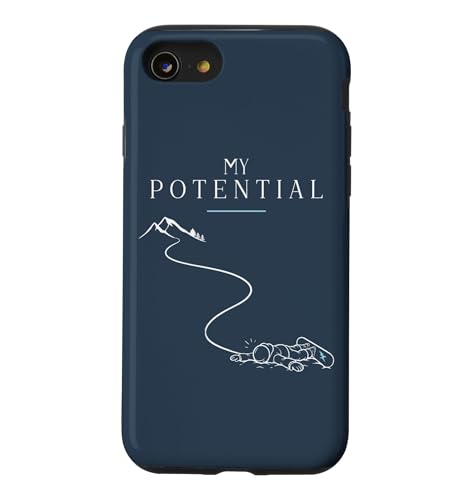 Carcasa para iPhone SE (2020) / 7/8 My Potential Climbing Boulder Humor Mountain