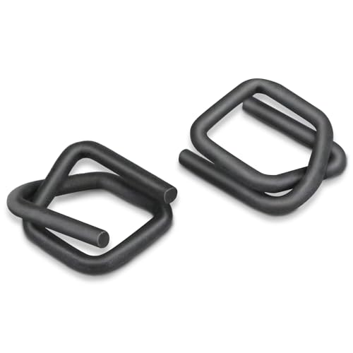 Heavy Duty Phosphate Wire Buckle for 3/4" Width Cord Strapping (Pack of 100)-Wire Buckles With Phosphate Coating