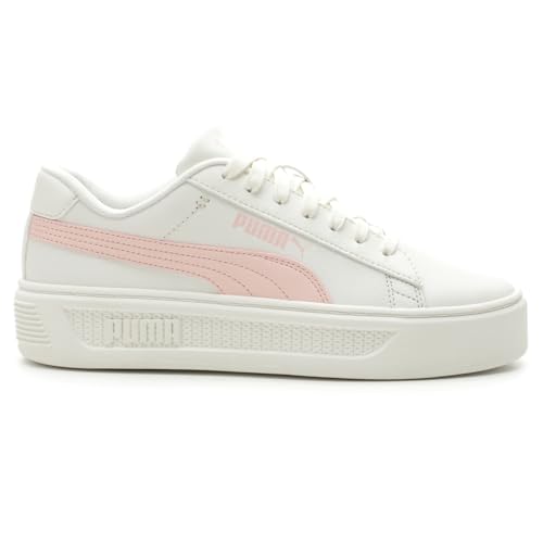 Image of Puma Womens Smash V3 Platform Lace Up Sneakers Shoes Casual