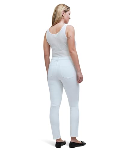 Madewell Women's High-Rise Stovepipe Jeans in Pure White2