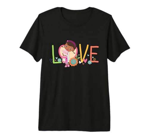 T-shirt fille Doc McStuffins Disney en textile premium doux et durable