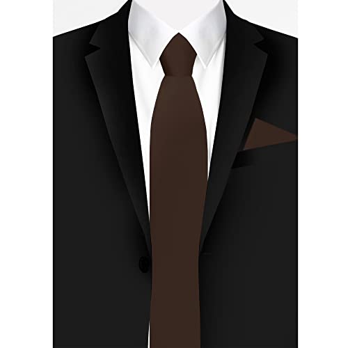 Image of Jacob Alexander Men's Pocket Square Solid Color Handkerchief