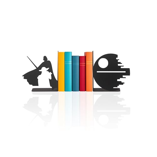 Superhero Heroes Metal Bookends for Kids Spacecraft Themed Book Holders Decorative Book Support for Children Room Cartoon Heroes Figure Book Support Fantastic Superhero Bookends Gift for Kids