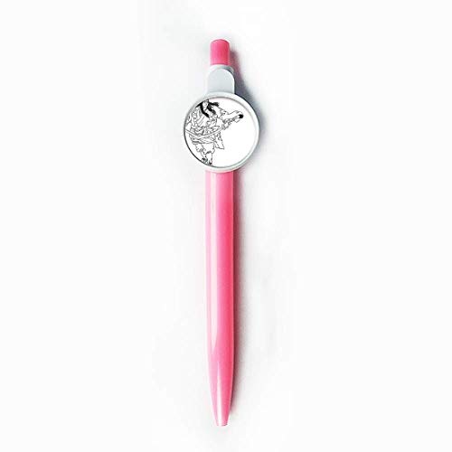 Stylo à bille rétractable bleu sur le thème de Wusong