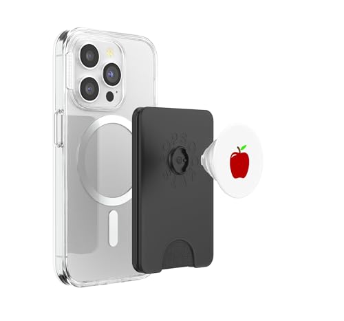 PopWallet para MagSafe Manzana roja PopSockets tarjetero magnético extraíble 3