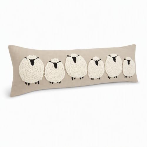 Mud Pie Sheep Decorative Pillow