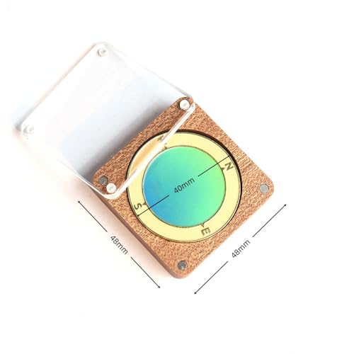 Capsulas de madera nogal para monedas 40mm miniatura 2