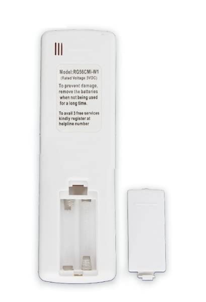 Image of Ehop RC56CMI-W1 Remote Control for Carrier Air Conditioner VE-234