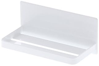 山崎実業(Yamazaki) マグネットバスルームラック ホワイト 約18X8.5X8cm タワー 収納ラック 3269