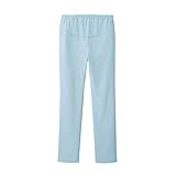 [ナースリー] マタニティアクティブパンツ ストレッチ 透け防止 白衣 看護 L サックス 9440303A