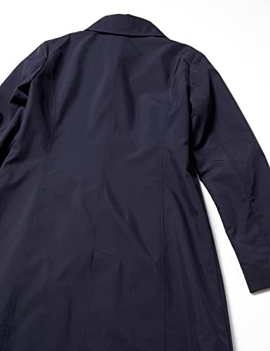 [セシール] ステンカラーコート(花粉対策・撥水・UVカット・選べる2レングス) AC-1676 レディース ネイビー 日本 S-85 (日本サイズS相当)