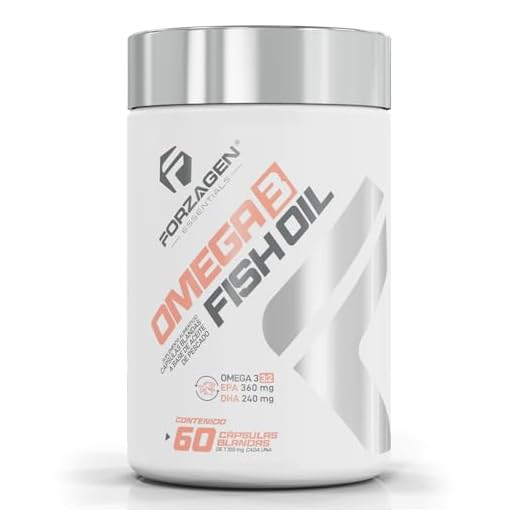 Forzagen | Essentials Fish Oil | 2000 mg de Omega 3 | 30 Servicos | Acidos Grasos y Omega 3 (DHA + EPA) | Regula Triglicéridos y Colesterol | Antiinflamatorio en el Cuerpo | 60 Capsulas