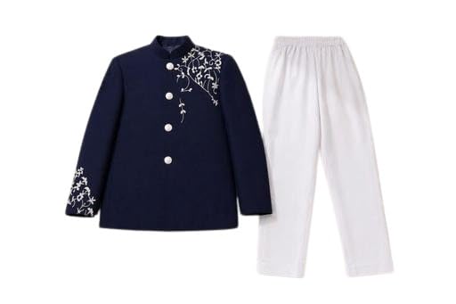 Image of Kid Boy's Ethnic Stylish Suit Set| Comfortable, Breathable, Lightweight, Skin Friendly|SL 134