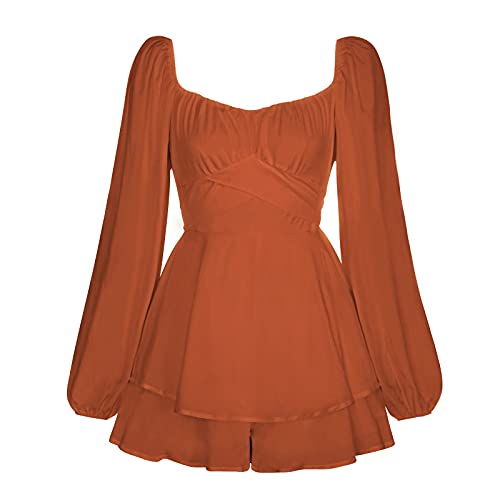 Robe manche lanterne au design rétro chic et coupe ample confortable - 5