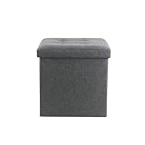 hausleben Sitzwürfel mit Stauraum – Faltbare Aufbewahrungsbox, 38x38x38 cm, belastbar bis...