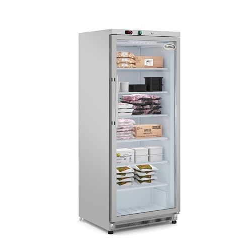 Image of KoolMore 21 Cu. Ft. Commercial Freezer with Glass Door in White - Manual Defrost (KM-FMD20WGD)