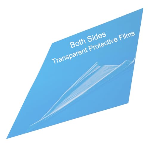 Image of A4 PVC Flexible Plastic Sheets, 10Pcs 0.3mm Thick A4 Size, Transparent DIY Crafts Film(Blue)