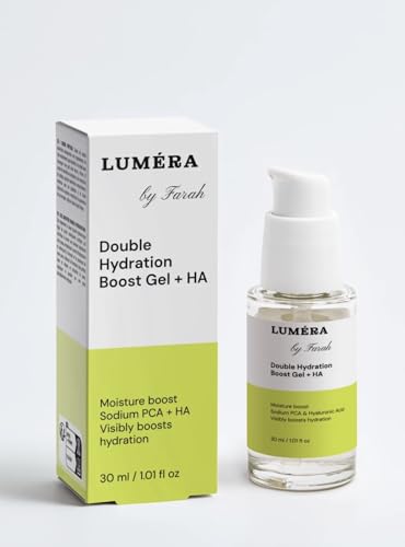 Lumra by Farah Lumra Hydra Boost Gel Hyaluronic Acid Face Moisturizer for Deep Hydration Lightweight Gel for Dry & Dehydrated Skin Nurse-Driven Skincare