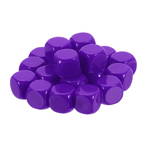 uxcell dés blancs arrondis 6 faces 16mm violet 20 pièces