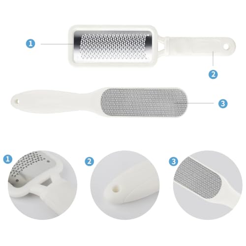 Image of Fu Store 2 Pack Foot Files Callus Remover Foot Rasp Dual Sided Foot File