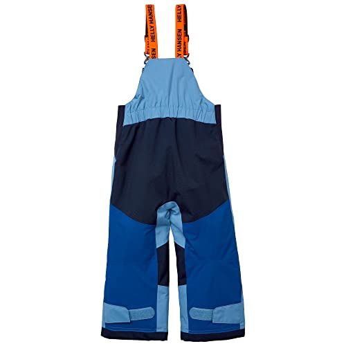Helly Hansen Kids Rider 2 Insulated Waterproof Windproof Breathable Bib Ski Pants, 625 Blue Fog, 4