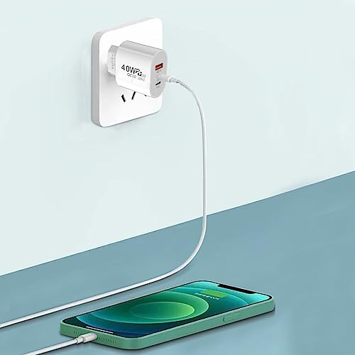 Caricabatterie Rapido USB C da 40 W, Stazione di