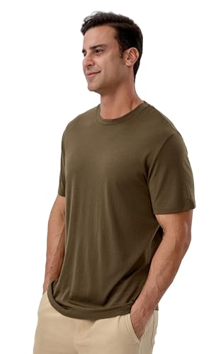 Men's 100% Merino Wool T-Shirt, Breathable Merino Undershirt, Base Layer for Men3