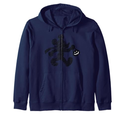 Mickey Halloween veste zippée en coton doux avec motif imprimé gourmand