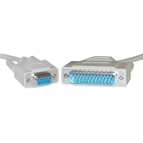 CableWholesale 15ft, DB9 - DB25 serial cable Beige 4.57 m Cover