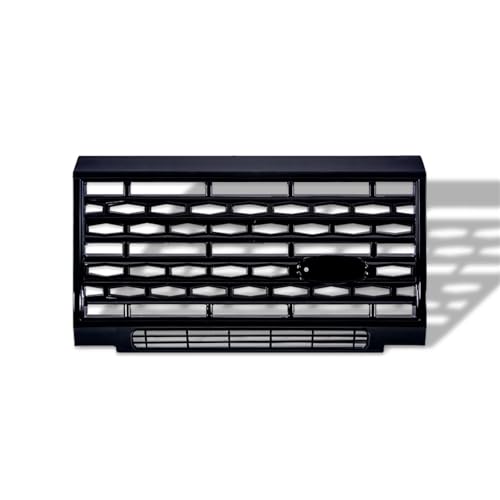 Rejilla delantera central for coche compatible con Land Rover Defender 90 110 Grill Racing Grills ABS Adventure Edition