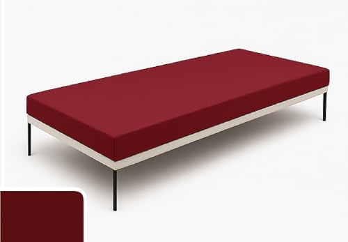 Image of ATOOTFUSION Orthopedic High-Density HR Foam Mattress | High-Resilience (HR) Dual-Sided Foam | Single Size Bed Mattress - 3-Year Warranty (Maroon, 72X35X2 Inches)
