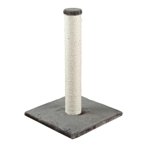 TRIXIE Parla Cat Scratching Post 24.4 Inch - Cat Scratcher with Soft Fabric Covering Base and...