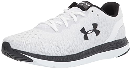 Under Armour Men's Charged Impulse Knit Running Shoe, White (104)/White, 11