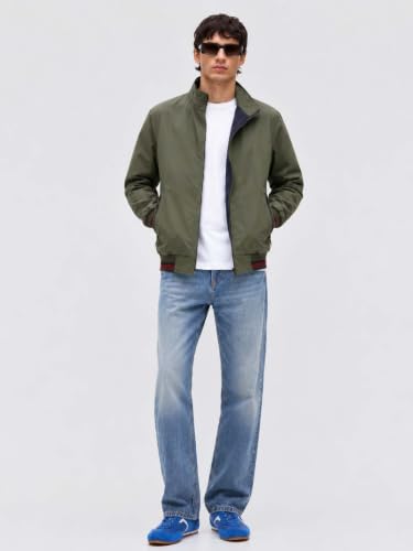 Image of Lymio Men's Casual Bomber Jacket | Lightweight Polyester Windcheater | Full Sleeve Regular Fit Outdoor Jacket(1-J-04-06)